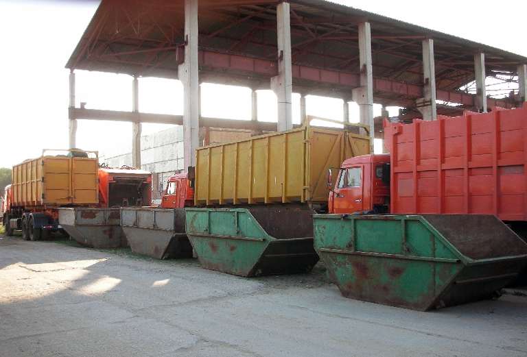 Вывоз мусора контейнер 8 м3 из Таганрог в Кантышево